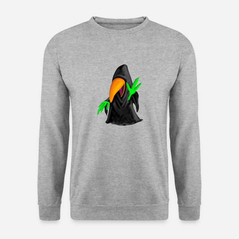 Dark Sittich - Unisex Pullover - Weißgrau meliert