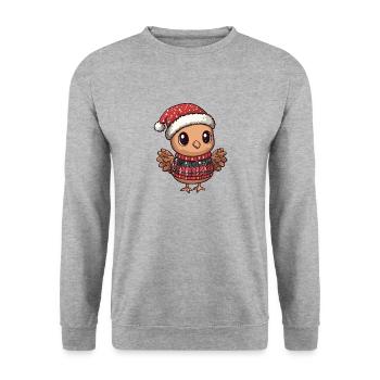 Truthan Christmas Comic - Unisex Sweatshirt - salt & pepper - Front - Alina (178cm) & Michal (187cm)