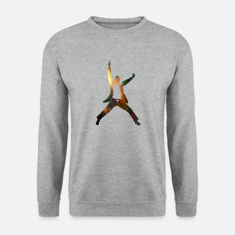 Tänzer - Unisex Pullover - Weißgrau meliert