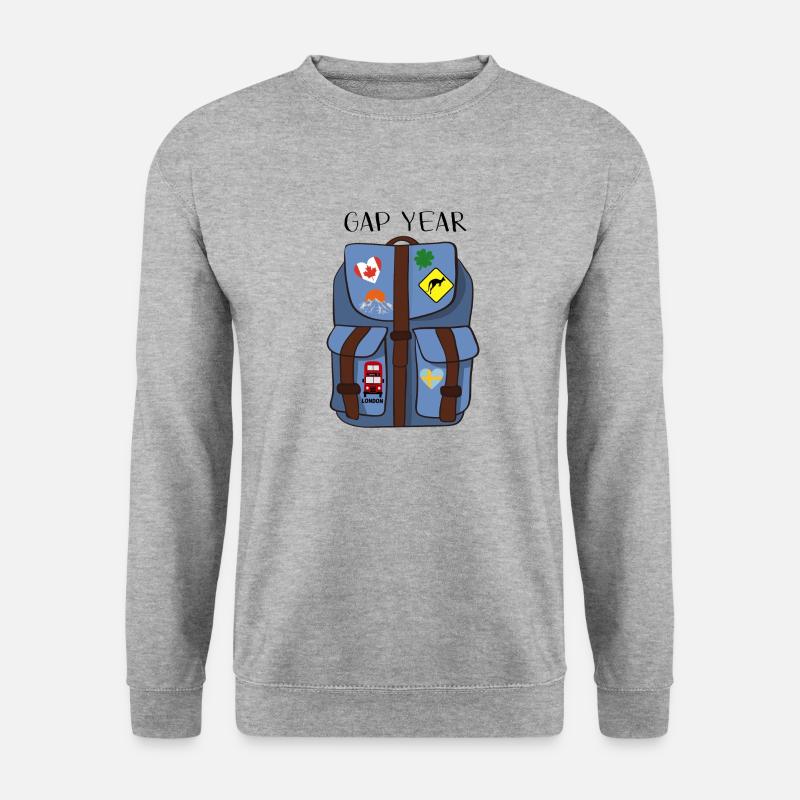 Gap Year - Unisex Pullover - Weißgrau meliert