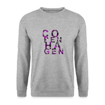 NEW YORK CITY - Unisex Sweatshirt - salt & pepper - Front - Alina (178cm) & Michal (187cm)