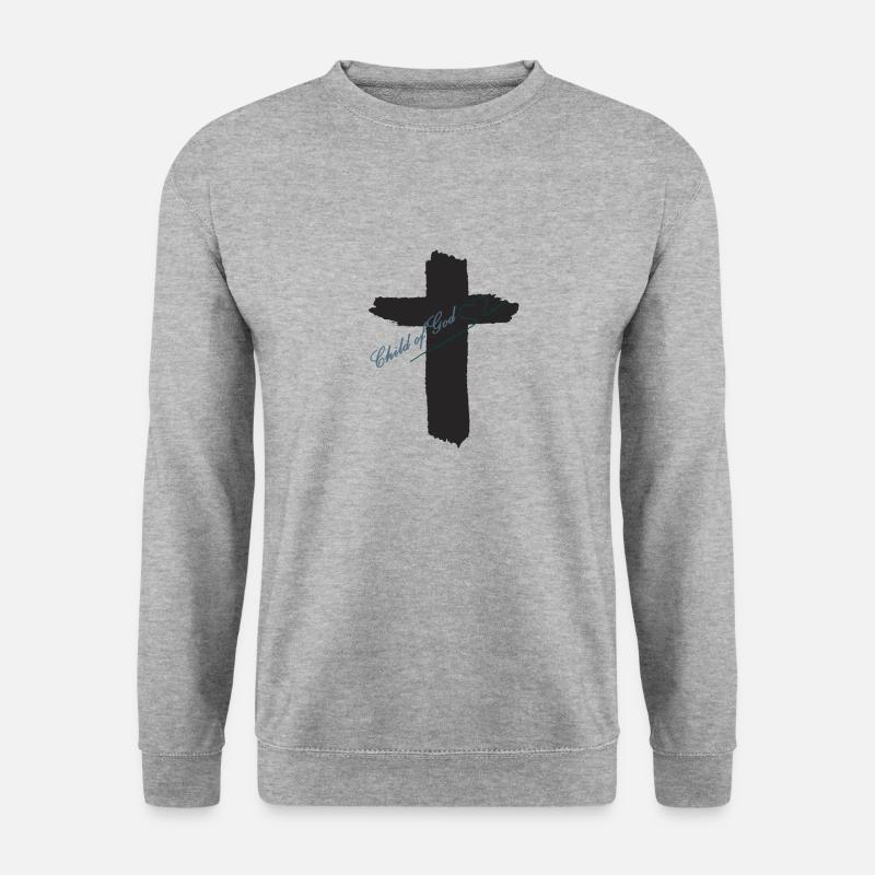 Child of God - Unisex Pullover - Weißgrau meliert