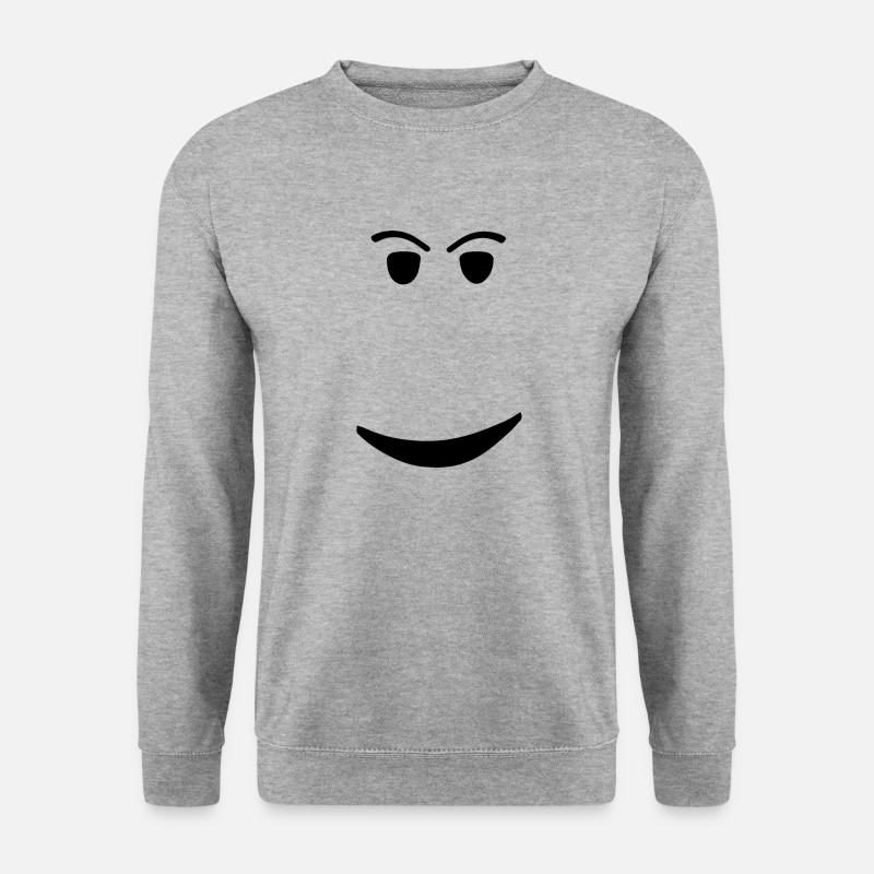 ROBLOX CHILL ANSIKTE - Unisextröja - vitgråmelerad