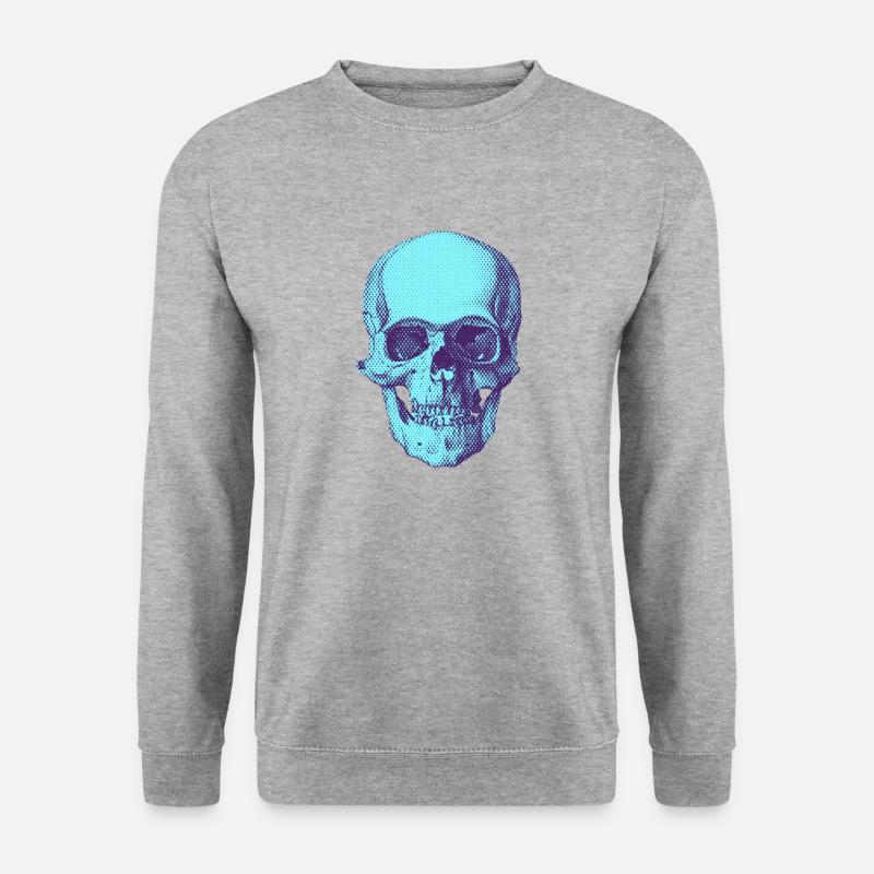 The skull is not dead - Unisex Sweatshirt - salt & pepper