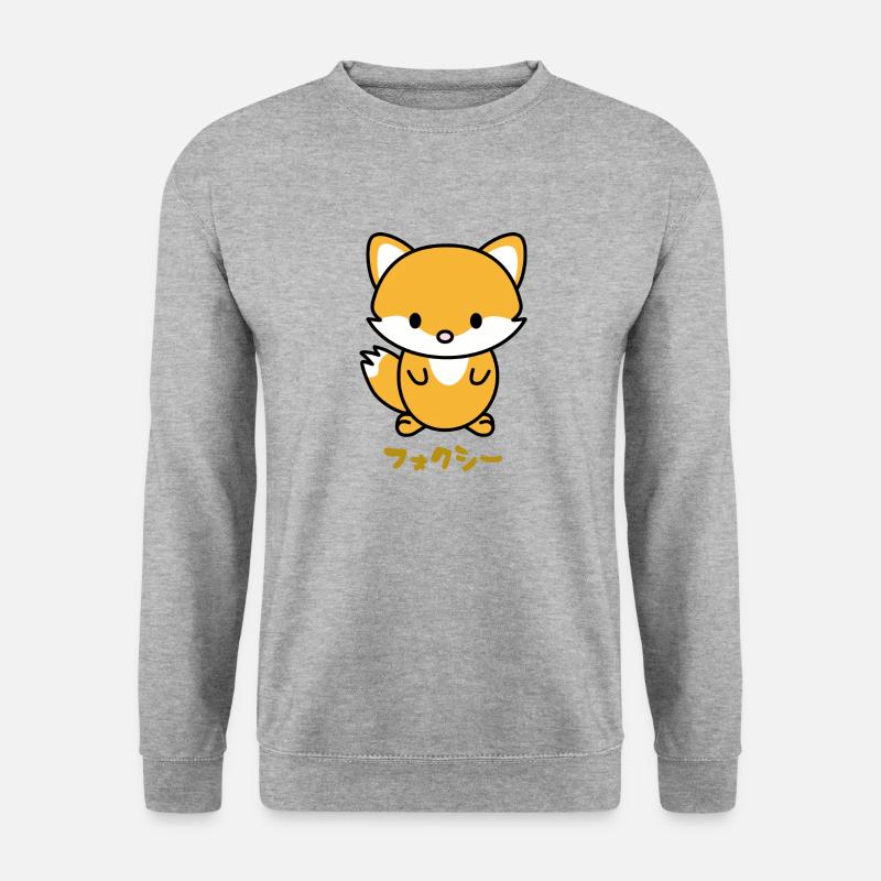 Schlau - Unisex Pullover - Weißgrau meliert