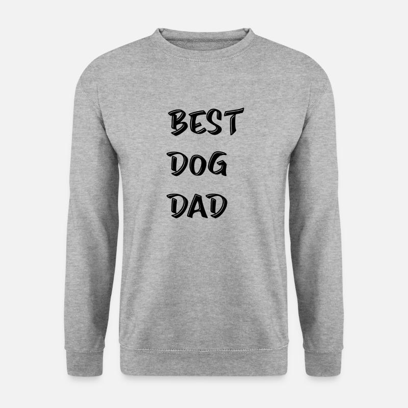 Hund Dog - Unisex Pullover - Weißgrau meliert