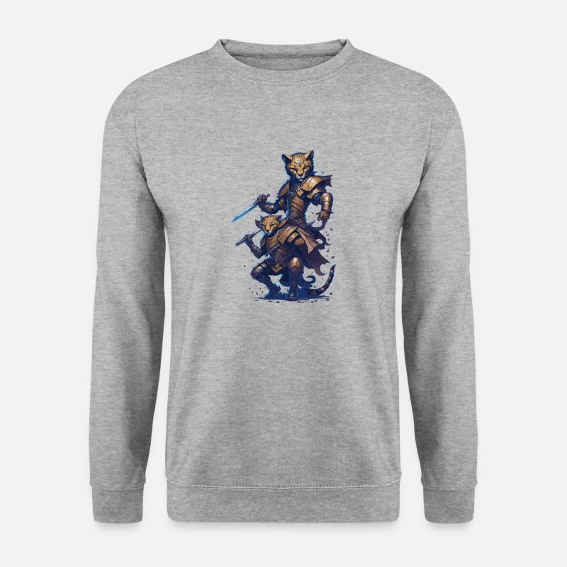 Tiger Shadow Hunter - Unisex Sweatshirt - salt & pepper