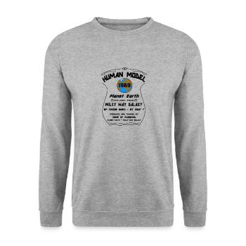 1969 - Unisex Sweatshirt - salt & pepper - Front - Alina (178cm) & Michal (187cm)