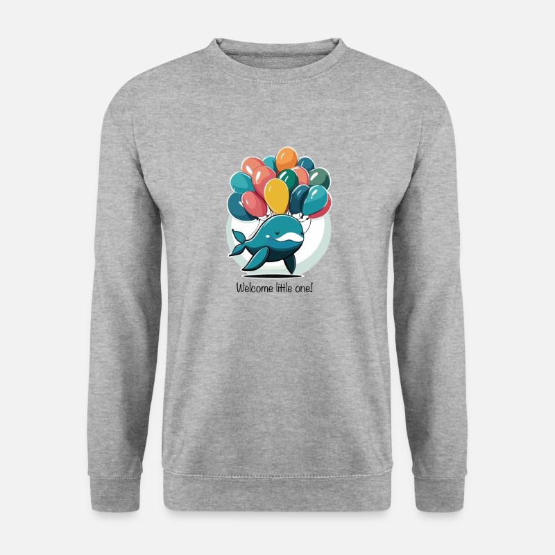 Babywal - Unisex Pullover - Weißgrau meliert
