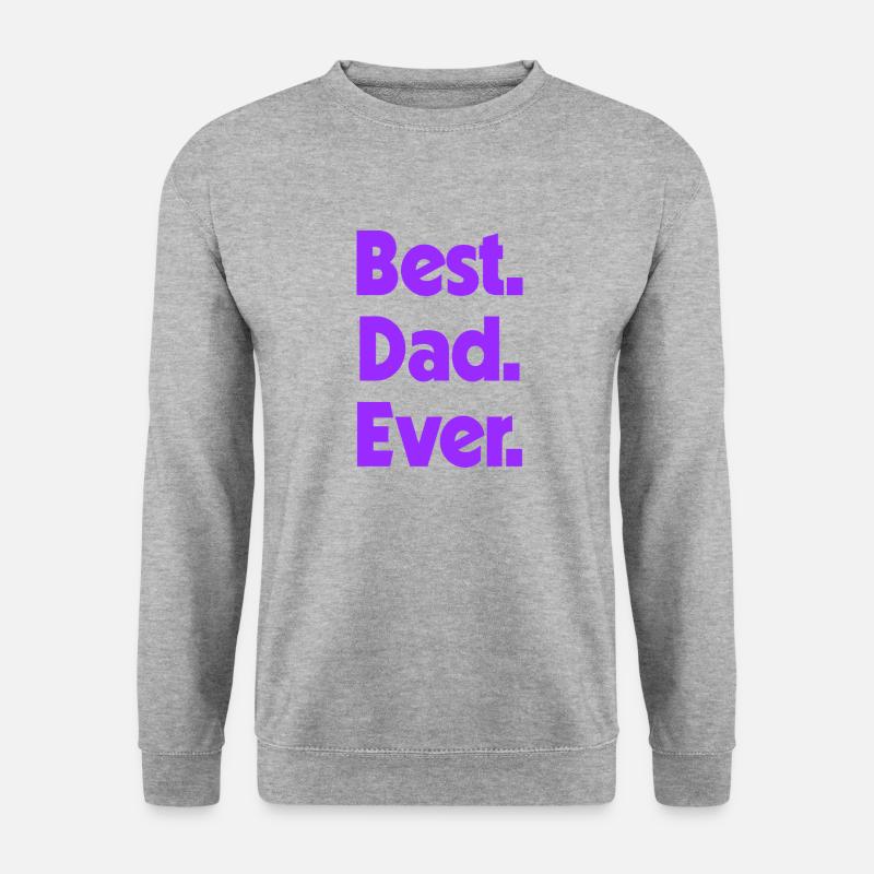 Bester Vater aller Zeiten DE - Unisex Pullover - Weißgrau meliert