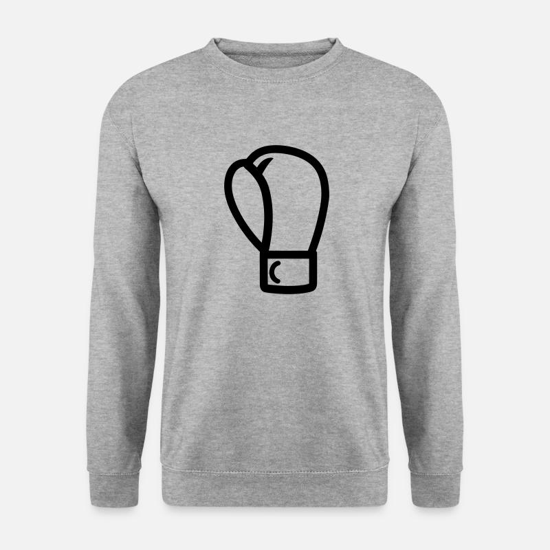 gant de boxe - Sweat-shirt Unisexe - gris chiné