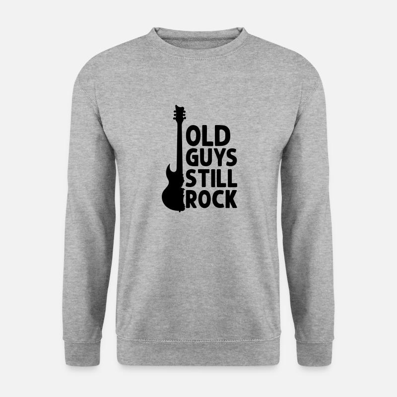 old guys still rock - Unisex Sweatshirt - salt & pepper