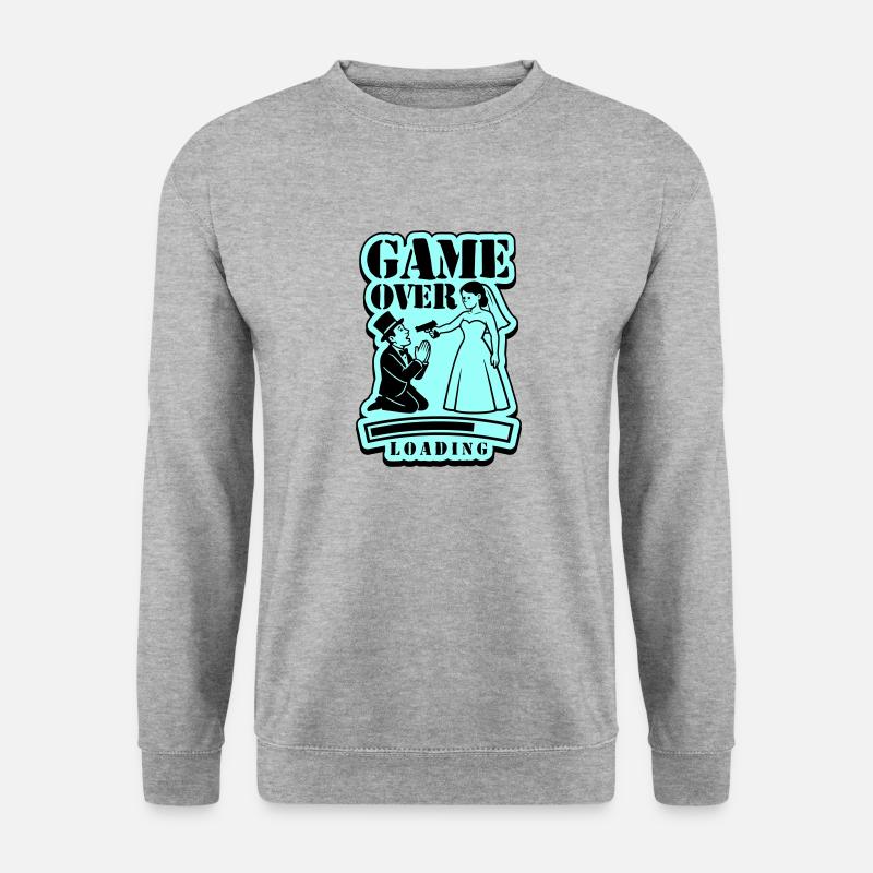 Wedding Game Over Loading - Unisex Sweatshirt - salt & pepper