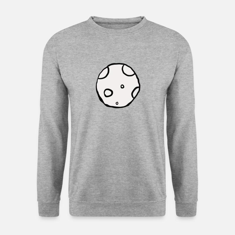 Meteorit - Unisex Pullover - Weißgrau meliert