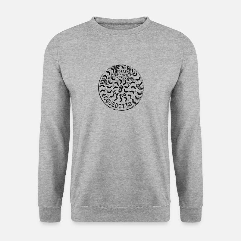 Verona - Unisex Pullover - Weißgrau meliert