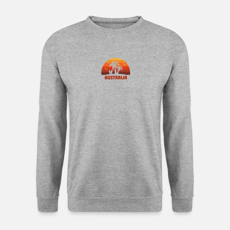 Cool Australia Beach Sunset Souvenir - Unisex Sweatshirt - salt & pepper
