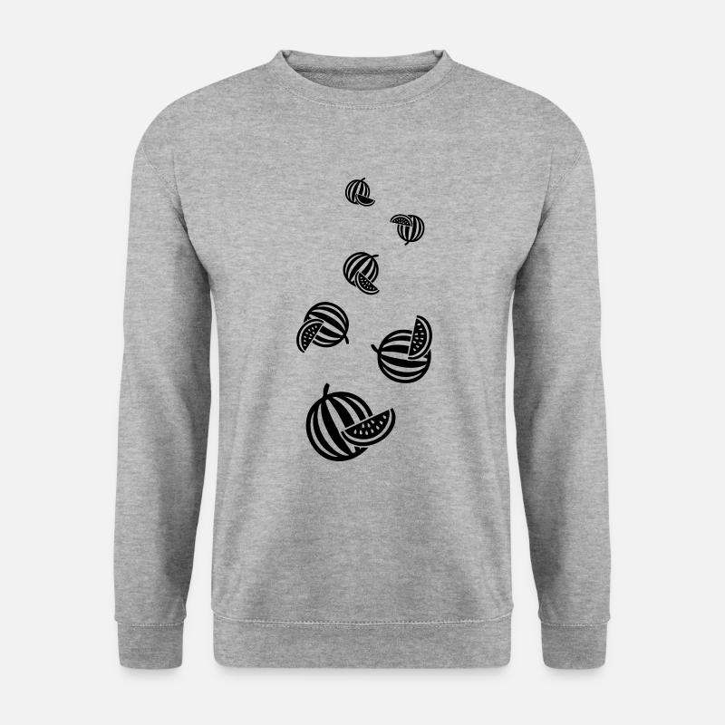 Fruit du melon - Sweat-shirt Unisexe - gris chiné