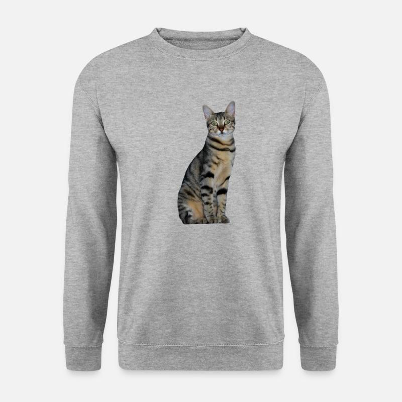 Cat Kitten Tabby Tiger Cat - Unisex Sweatshirt - salt & pepper