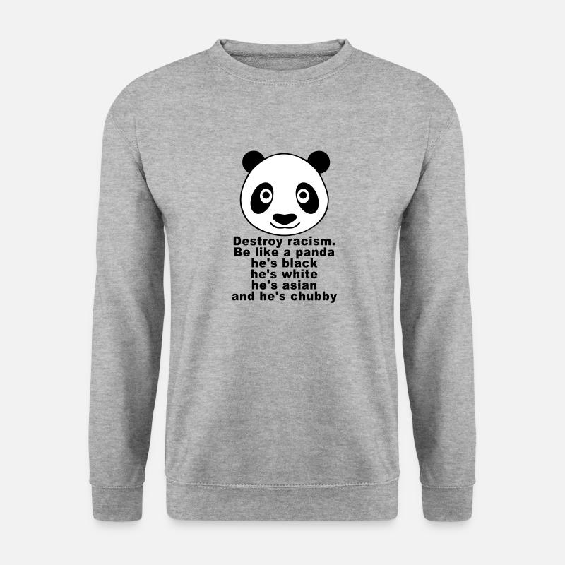 Chubby Panda - Sweat-shirt Unisexe - gris chiné
