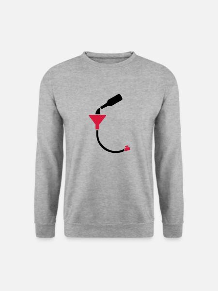 Beer Bong - Unisex Sweatshirt - salt & pepper
