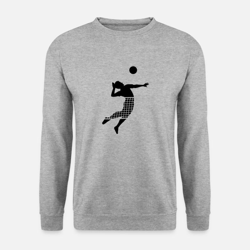 Volleyball - Unisex Sweatshirt - salt & pepper