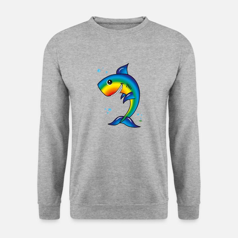 shark - Unisex Sweatshirt - salt & pepper