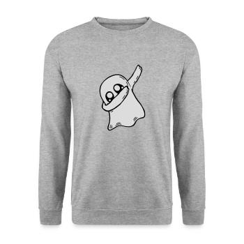 Dabbing dab dance spirit - Sweat-shirt Unisexe - gris chiné - Devant - Alina (178cm) & Michal (187cm)