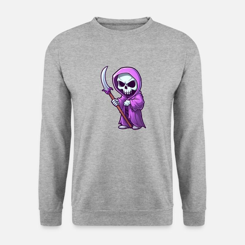 Graffiti Grim Reaper Sticker - Unisex Sweatshirt - salt & pepper