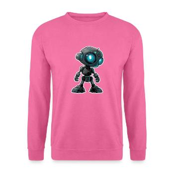 Roboter - Unisex Pullover - Pink - Vorne