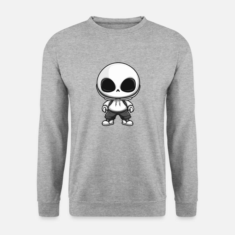 Zombie Halloween Skeleton Comic - Unisex Sweatshirt - salt & pepper