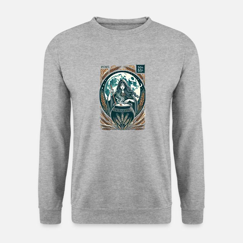 Cerridwen - Unisex Pullover - Weißgrau meliert