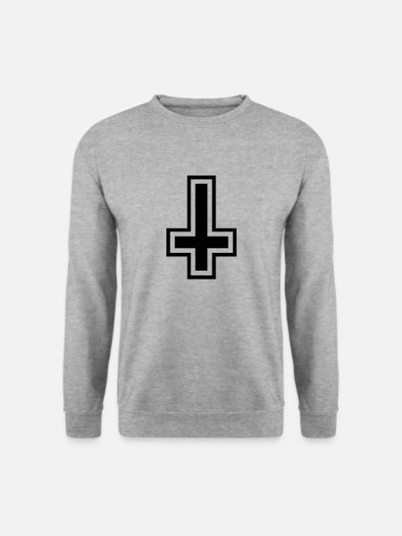 Devil icon - Unisex Sweatshirt - salt & pepper