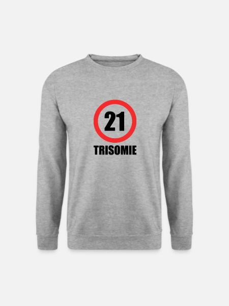 Down syndrome - Unisex Sweatshirt - salt & pepper