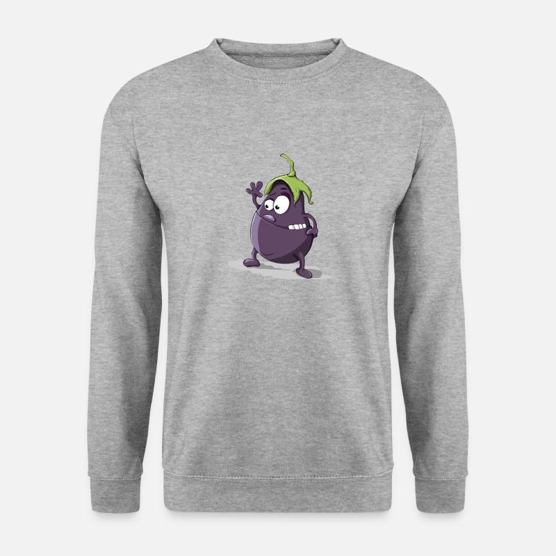 eggplant - Unisex Sweatshirt - salt & pepper
