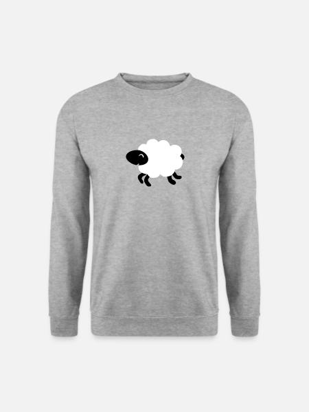 Sheep lamb - Unisex Sweatshirt - salt & pepper