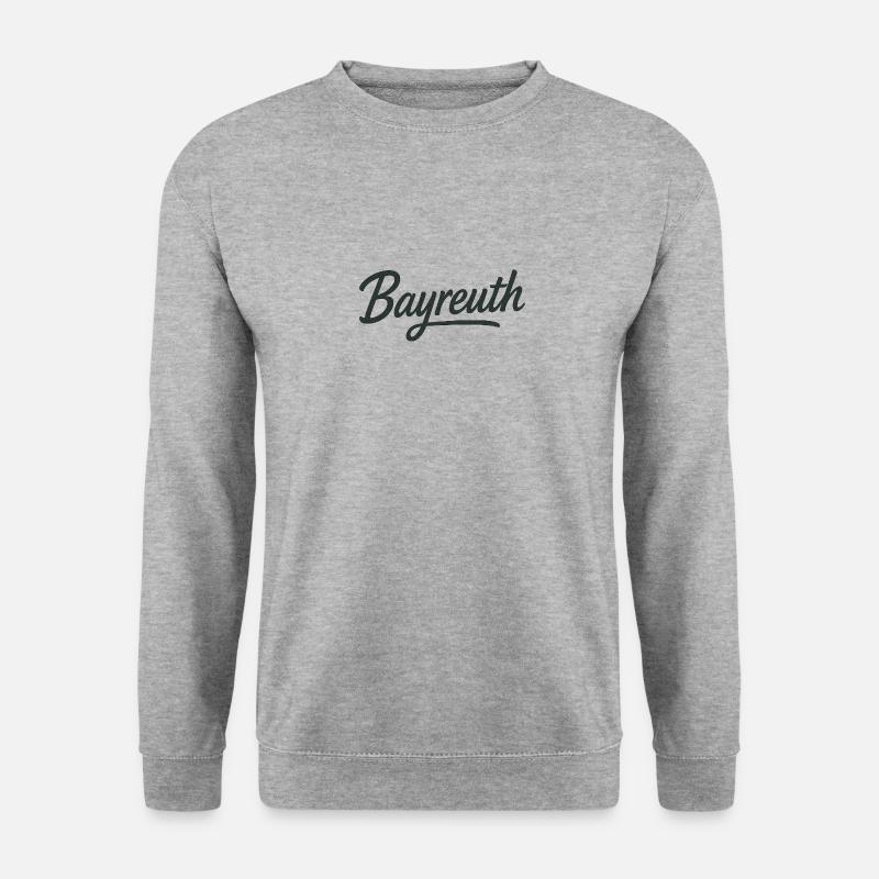 Bayreuth - Unisex Pullover - Weißgrau meliert