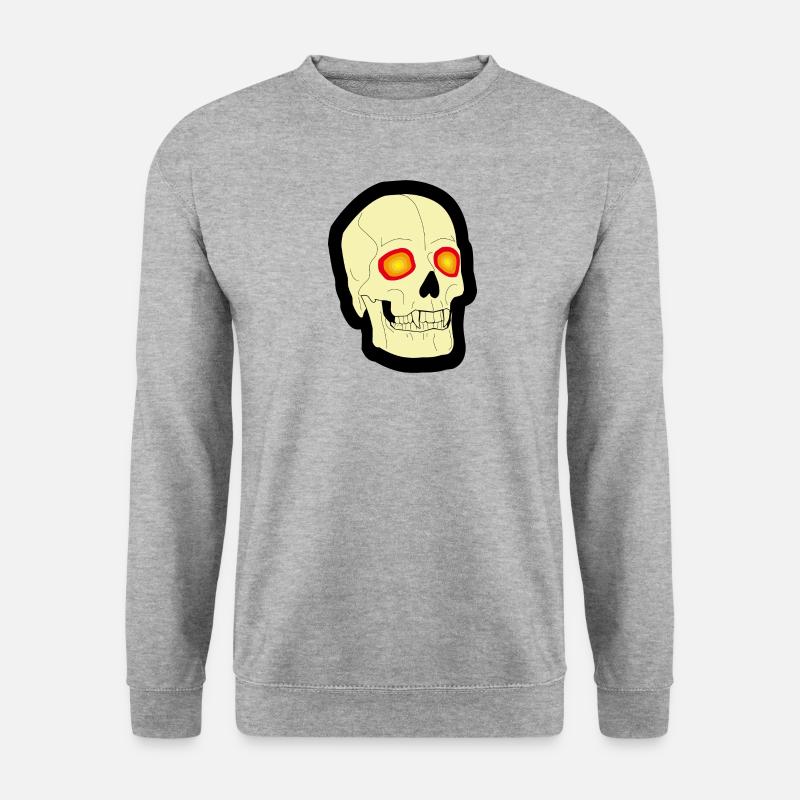 Psychedelic skull - Unisex Sweatshirt - salt & pepper