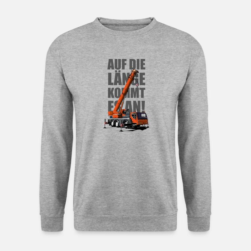 Fahrzeug mit Leidenschaft - Unisex Pullover - Weißgrau meliert