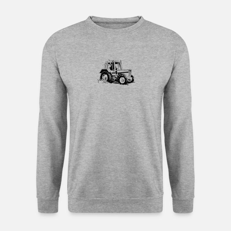 Trecker - Unisex Pullover - Weißgrau meliert