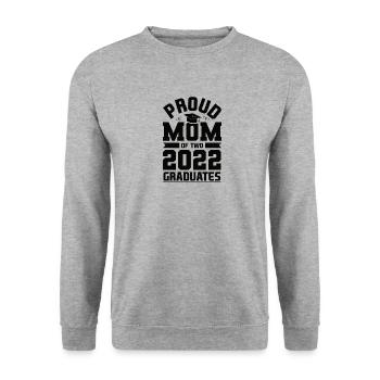 Master Mère Maman Master 2022 - Sweat-shirt Unisexe - gris chiné - Devant - Alina (178cm) & Michal (187cm)