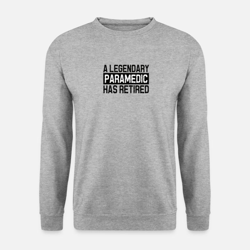 Paragliding Gleitschirmflieger Fallschirm Para - Unisex Pullover - Weißgrau meliert