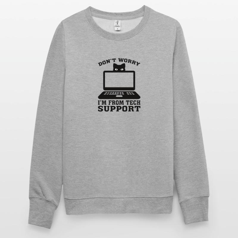 Technischer Support Computer Technik IT Software Unisex Pullover
