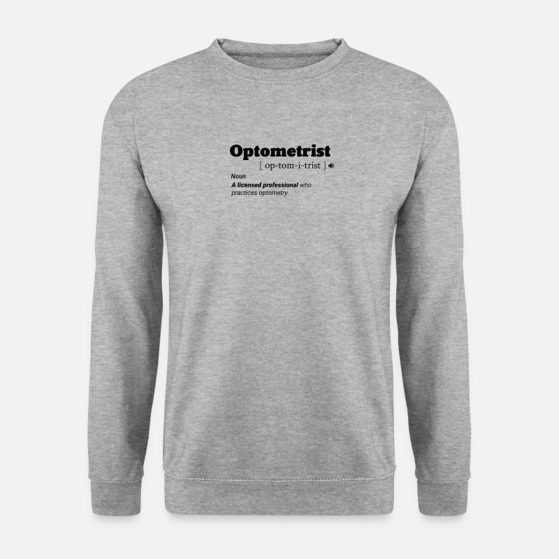 Optician Optometrist Optician Ophthalmologist Coffee - Unisex Sweatshirt - salt & pepper