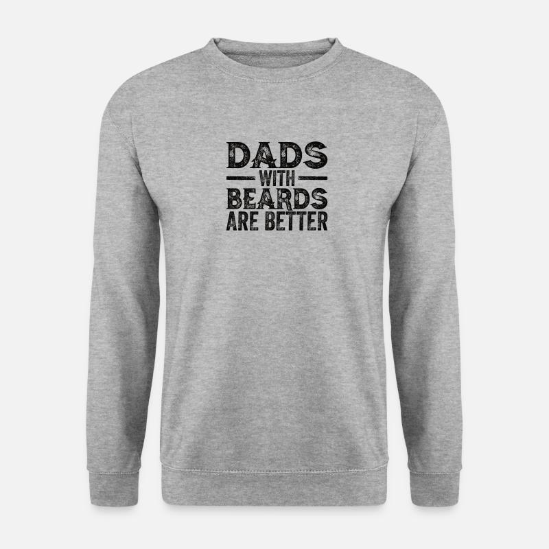 Father Bearded Father with Beard - Unisex Sweatshirt - salt & pepper