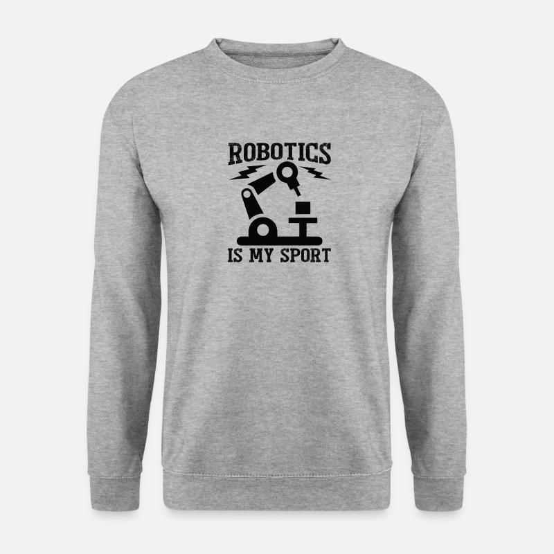 Robot Programmer Automation Technician - Unisex Sweatshirt - salt & pepper