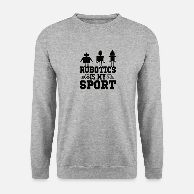 Robot Programmer Automation Technician - Unisex Sweatshirt - salt & pepper