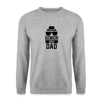 World's best daddy dad 2023 couple parents daddy - Unisex Sweatshirt - salt & pepper - Front - Alina (178cm) & Michal (187cm)