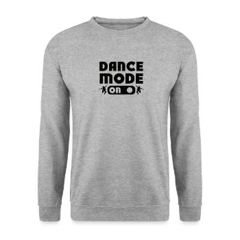 Mode Danse Pour Danseur Danseur Musique De Fête Sports - Sweat-shirt Unisexe - gris chiné - Devant - Alina (178cm) & Michal (187cm)