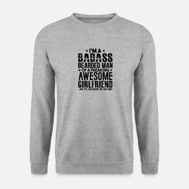 Bart Partner Relationship Girlfriend Gift - Sweat-shirt Unisexe - gris chiné