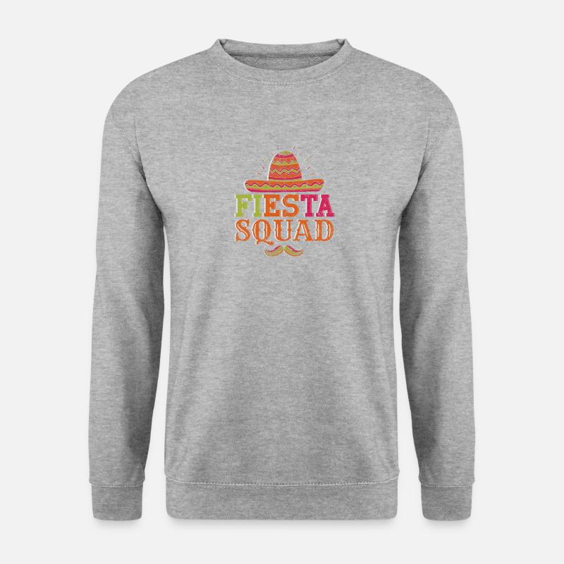 Fiesta Squad - Unisex Pullover - Weißgrau meliert